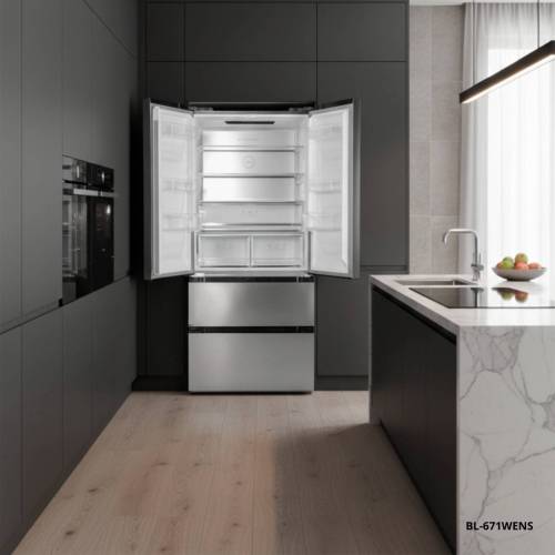 BLESK BL-671WENS — система No Frost и Multi Air Flow предотвращают наледь и обеспечивают равномерное охлаждение во всех зонах