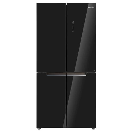 BLESK BL-YG611RWEN — современный холодильник Side-by-Side объёмом 474 л в чёрном цвете, купить в Бишкеке с доставкой