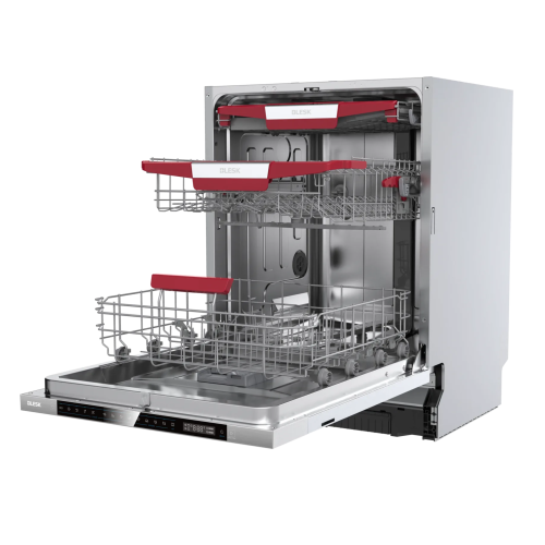 BLESK BXWP14-IN7711VS — 3 корзины с красными ручками формы V, цифровое освещение, доставка Onbir.kg