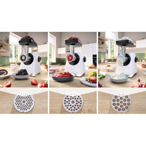 Мясорубка BOSCH MFWS609W — Материал корпуса: пластик — Onbir.kg Бишкек, Кыргызстан