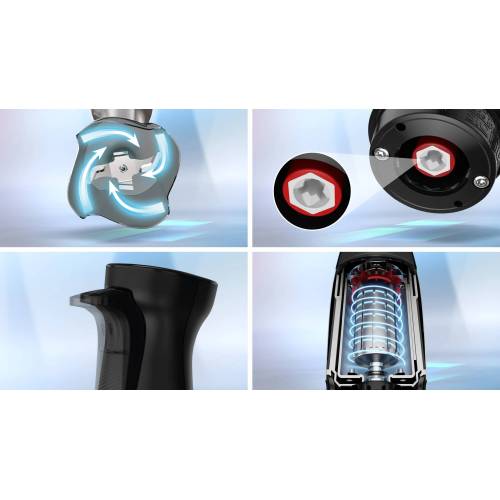 Блендер погружной BOSCH MSM6M622 — Количество этапов переключения: бесступенчатая регулировка — Onbir.kg Бишкек, Кыргызстан