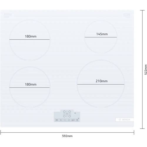 Bosch PUE612BB1E — индукционная панель с PowerBoost и 17 уровнями мощности, заказать в Бишкеке онлайн