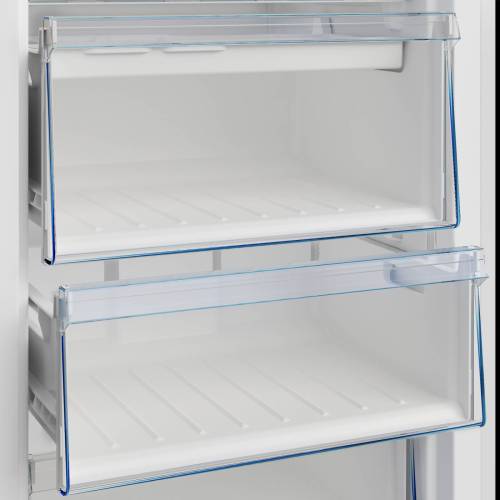 Beko B3RFNK292S — морозильник 293 л с технологией NoFrost и FreezerGuard, серебристый, для работы при температуре до -15°C