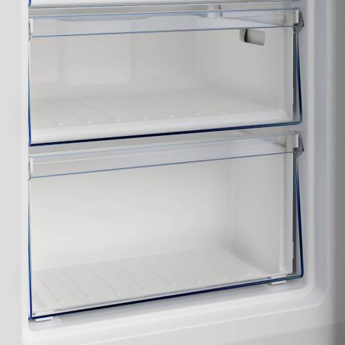 Beko B3RFNK292S — морозильник 293 л с технологией NoFrost и FreezerGuard, серебристый, для работы при температуре до -15°C