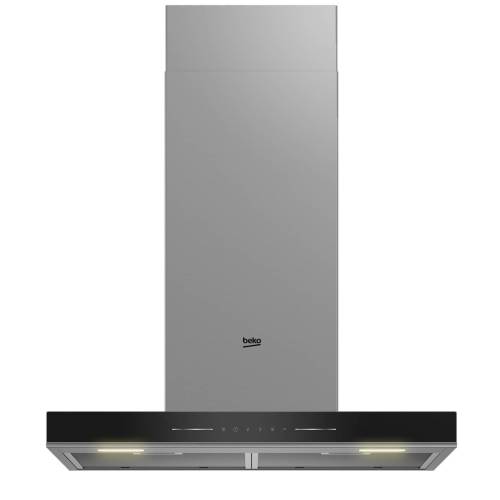 Каминная вытяжка Beko BHCB66641BBHS — настенная модель 60 см с чёрным корпусом и сенсорным управлением ONBIR.KG