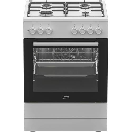 Газоэлектрическая плита Beko FBE62120SWD — 4 газовые конфорки, комбинированная модель ONBIR.KG