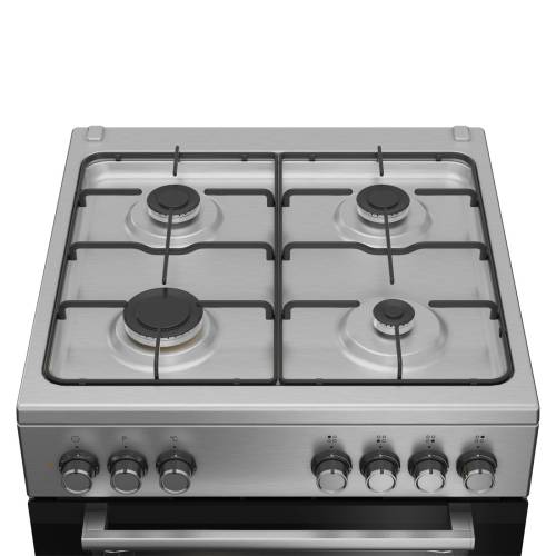 Beko FBE62130GXDN — варочная поверхность оснащена четырьмя газовыми конфорками с электроподжигом Ignition для удобного и безопасного розжига