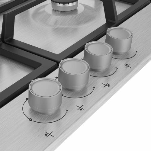 Газовая поверхность Beko HIAG 64225 SX — классика в нержавейке, купить с доставкой в Бишкеке