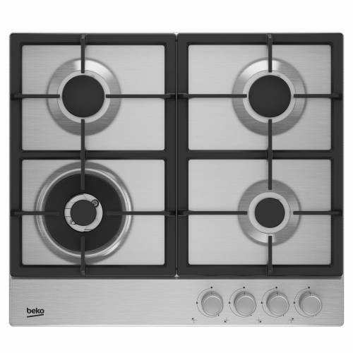 Beko HIAW64225SX — газовая варочная панель с корпусом из нержавеющей стали, купить в Бишкеке с доставкой