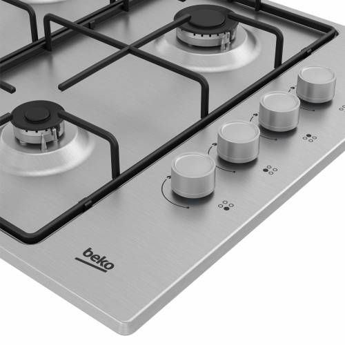 Beko HIGG 641C3 SX — заказать газовую панель онлайн в Бишкеке, комфорт и безопасность в каждой кухне