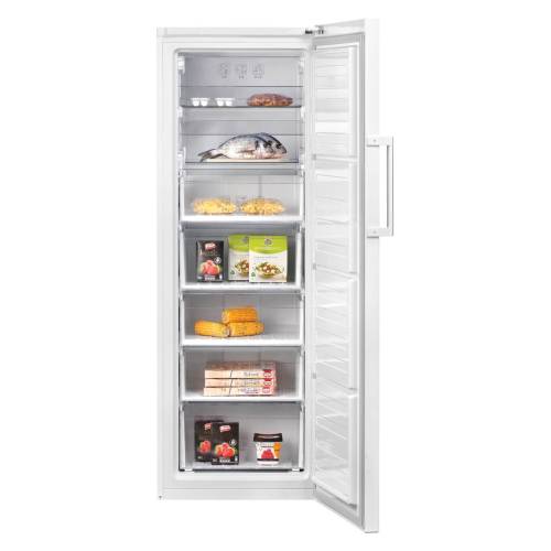 Белый вертикальный морозильник Beko RFSK266T01W, 7 полок, 171,4 см, удобная организация продуктов, купить в Бишкеке