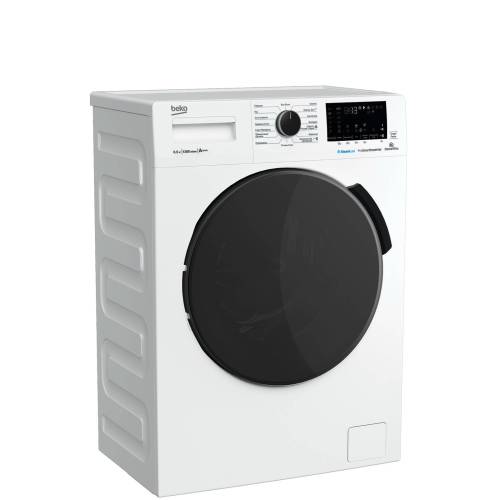 Beko WSPE6H616W стиральная машина — компактные габариты: высота 84 см, ширина 59.6 см, глубина 44 см ONBIR.KG