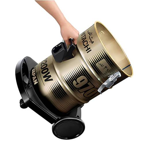 Пылесос Hitachi CV-970Y — мощность 2200 Вт, объём пылесборника 21 л, с многоугольной головкой и функцией выдува, заказать с доставкой