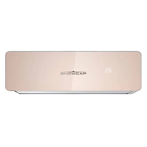 Кондиционер SNOWCAP AC07 MIR INVERTER — элегантный золотой дизайн, инверторный компрессор, обслуживаемая площадь до 21 м², заказать с установкой в Бишкеке
