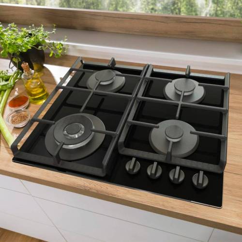 Gorenje GTW641EB — универсальная газовая панель с прочной решёткой, заказать в Бишкеке по выгодной цене