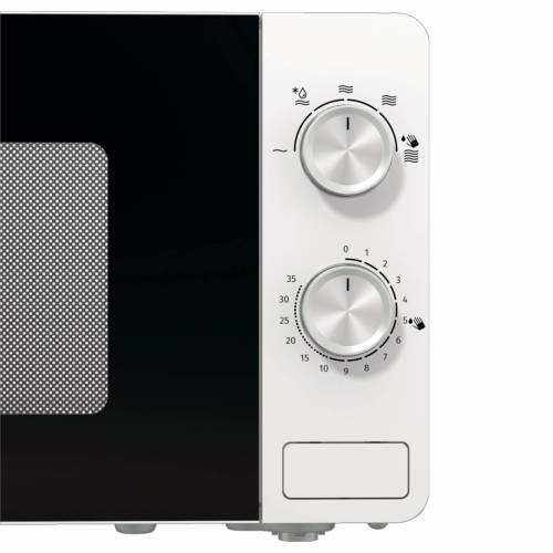 Микроволновка Gorenje MO17E1W — поворотная тарелка Ø245 мм, размораживание по времени, простое управление. Заказать онлайн