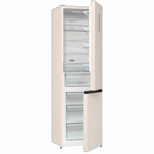 Gorenje NRK6202AC4 — объем морозилки 110 л, 3 ящика, быстрый доступ. Купить в Бишкеке онлайн.