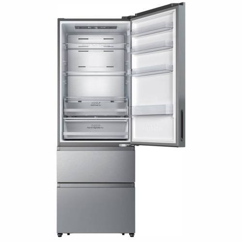 Без ручек, без кнопок — минимализм в чистом виде. Современный стиль легко вписывается в интерьер.