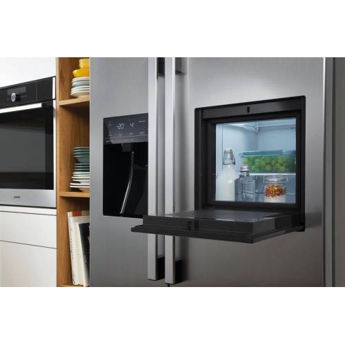 Gorenje NRS9182VXB1 — современный Side-by-Side с дисплеем и функцией FastFreeze, купить в Кыргызстане.