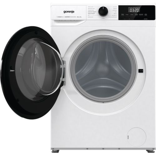 Gorenje W1D2A164ADS — отдельностоящая стирально-сушильная машина с фронтальной загрузкой, удобная для любой ванной