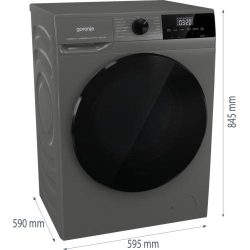 Gorenje W2D2A164ADSS — быстрые программы: освежение за 15 минут, стирка для аллергиков, шерсть, синтетика, хлопок