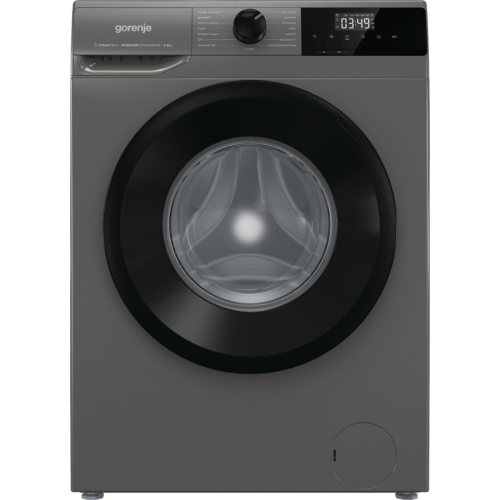 Gorenje WNHPI84AS/AR — 8 кг, 1400 об/мин, 15 программ, пар и цифровой дисплей. Купить в Бишкеке