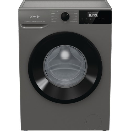 Gorenje WNHPI84AS/AR — 8 кг, 1400 об/мин, 15 программ, пар и цифровой дисплей. Купить в Бишкеке.