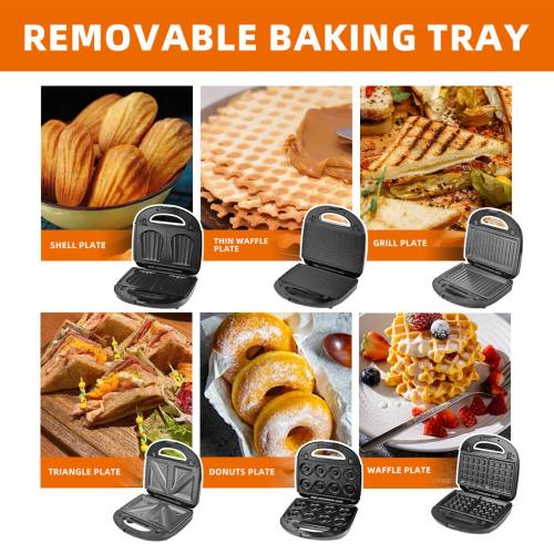 Haley HY-1033 — сменные пластины для гриля, панини и сэндвичей — один прибор, много возможностей