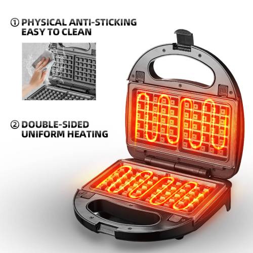 Haley HY-1033 — антипригарные пластины, лёгкая очистка и удобный уход