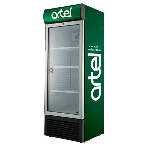 Холодильник витринный Artel HS390SN, объём 300 литров, механическое управление, заказать в Кыргызстане