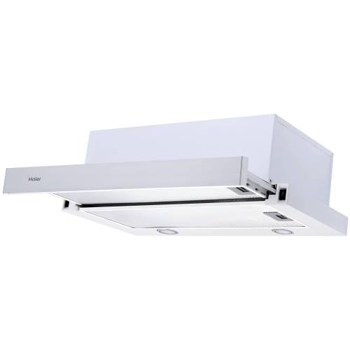 HAIER HVX-T671W, белая телескопическая вытяжка, ширина 60 см, мощность 700 м³/ч, светодиодное освещение. Купить с доставкой в Бишкеке