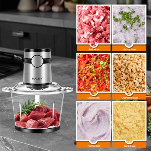 Haley HY-1237 — многофункциональный процессор: мясо, овощи, паста, сок, колбасы и измельчение