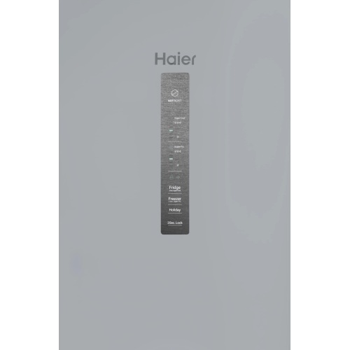 HAIER CEF535ASD: Двухкамерный холодильник с системой Total NoFrost, серебристый, высота 190 см. Купить с доставкой по Кыргызстану