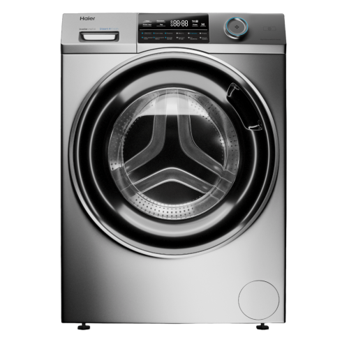 Стиральная машина HAIER HW80-BP14969AS: 8 кг, 1400 об/мин, инверторный мотор, серебро, паровая программа. Купить в Бишкеке