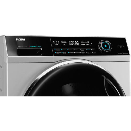 Стиральная машина HAIER HW80-BP14979: Современный дизайн, 8 кг, UV-обработка, паровая программа. С доставкой по регионам Кыргызстана
