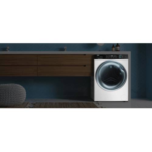 Стиральная машина HAIER HW80-BP14979: 8 кг, UV-обработка, белый, инверторный мотор. Купить с доставкой