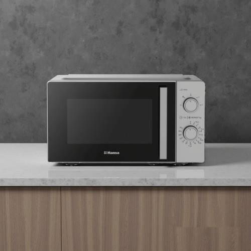 Hansa AMMF19M1SH — таймер на 30 минут, подходит для быстрого разогрева блюд дома или в офисе
