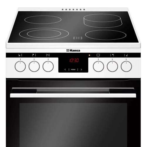 Hansa FCCW58245 — быстрый предварительный нагрев до 150 °C за 4 минуты экономит время при готовке