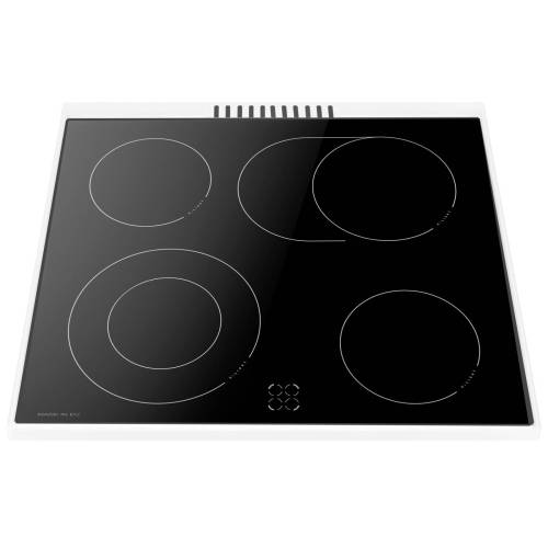 Hansa FCCW693355 — варочная поверхность из прочной стеклокерамики SCHOTT CERAN оснащена четырьмя конфорками Hi-Light для быстрого и равномерного нагрева
