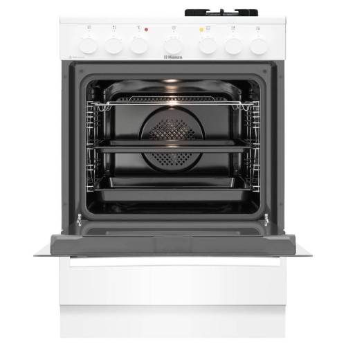Hansa FCMW69043 — электрическая духовка объёмом 77 литров с 9 режимами нагрева, включая гриль, конвекцию и размораживание