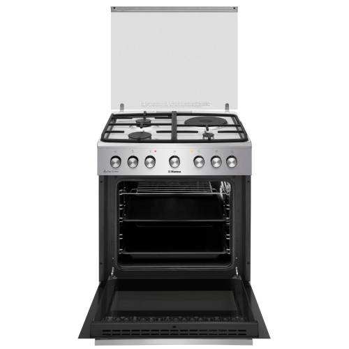 Hansa FCMX68143 — функция быстрого разогрева до 150 °C за 4 минуты экономит время при приготовлении