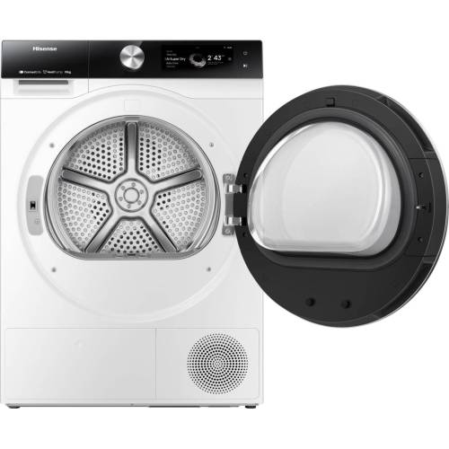 Hisense DH7S107BW — интеллектуальная система AI Super Dry автоматически подбирает параметры сушки для идеального результата