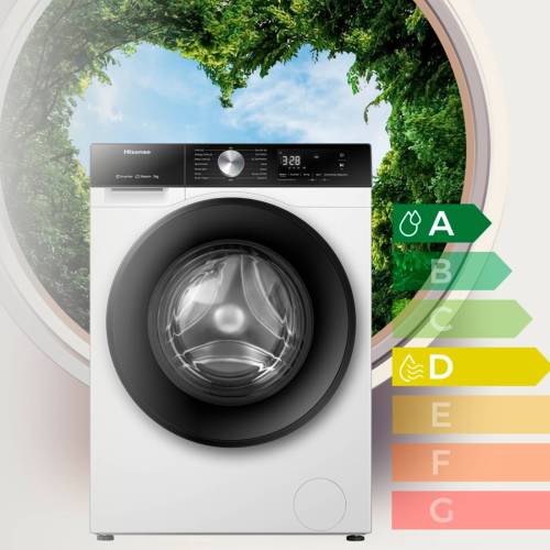 Стиральная машина Hisense WD3S8042BW1 — LED-дисплей, таймер отсрочки до 24 ч, дозагрузка белья, заказать онлайн