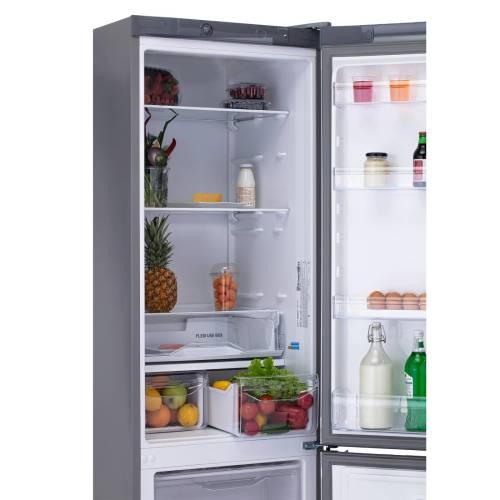 INDESIT DS 4200 G — серебристый холодильник с регулируемыми дверными полками и механическим управлением, купить онлайн по городу в Бишкеке