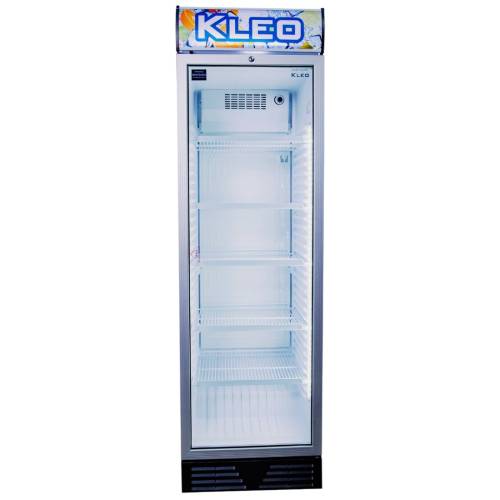 KLEO VST390 — торговый холодильник с двойным каленым стеклом и подсветкой, купить онлайн с доставкой по городу