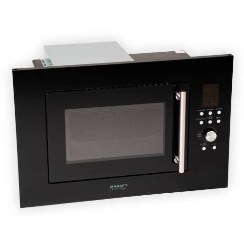 Микроволновка встраиваемая KRAFT TCH-BI25A9401D — 5 уровней мощности, поворотный стол Ø270 мм, заказать с доставкой по Кыргызстану