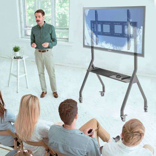 Напольный фиксированный KROMAX OMEGA-12 silver — Назначение: для телевизоров — Onbir.kg Бишкек, Кыргызстан