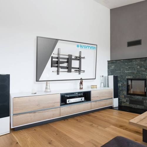 Наклонно-поворотный кронштейн Kromax ATLANTIS-120 black — Диагональ экрана: 40–100″ — Onbir.kg Бишкек, Кыргызстан