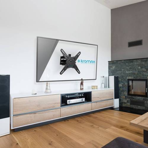 Наклонно-поворотный кронштейн Kromax ATLANTIS-40 grey — Диагональ экрана: 22–65″ — Onbir.kg Бишкек, Кыргызстан