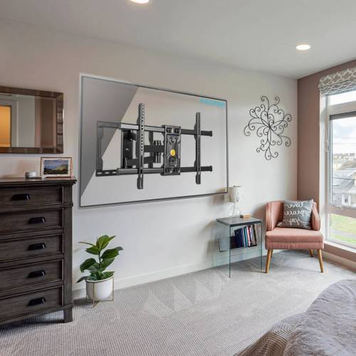 Наклонно-поворотный кронштейн Kromax ATLANTIS-85 black — Диагональ экрана: 32–70″ — Onbir.kg Бишкек, Кыргызстан